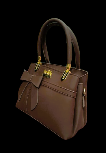 Caramel Bow Hand Bag